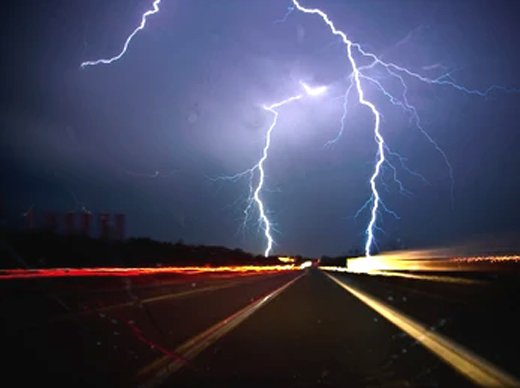 lightning strike